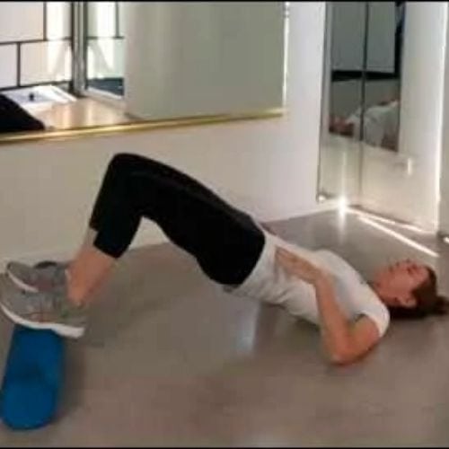 Workout on Foam Roller